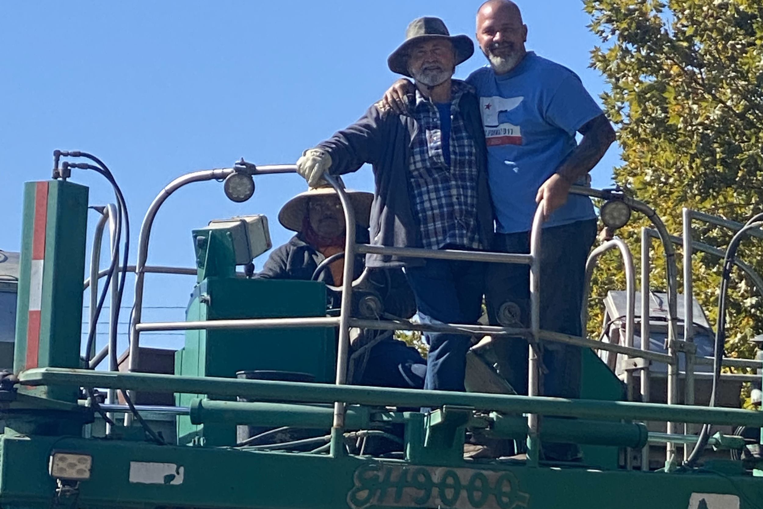 Grape Harvesting Machine Havin' Fun Vineyards
